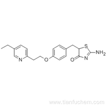 5-{4-[2-(5-Ethyl-2-pyridyl)ethoxy]benzyl}-2-imino-4-thiazolidinone CAS 105355-26-8